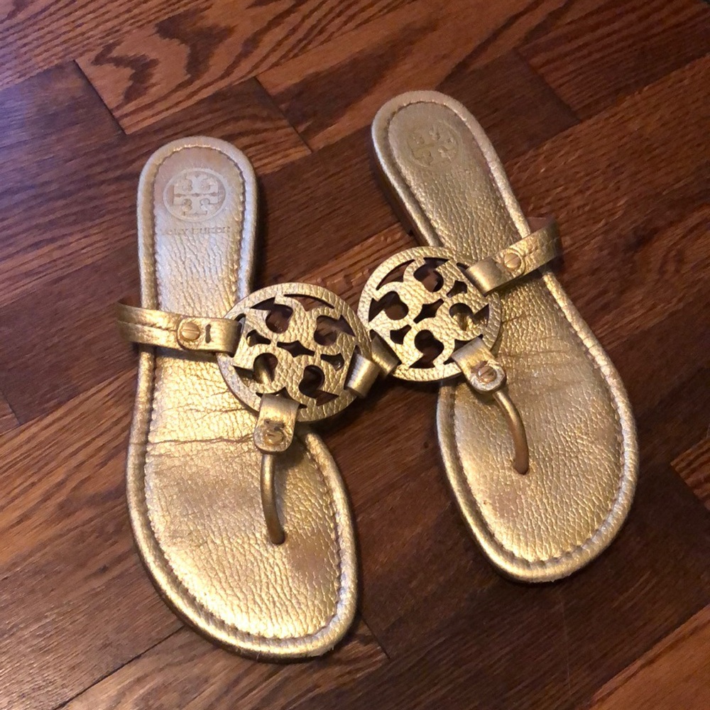 Tory Burch Gold Sandals